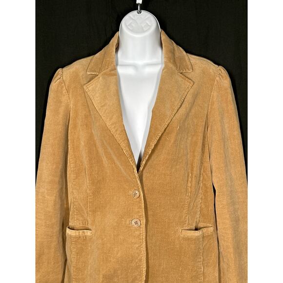 Corduroy Camel VTG Blazer Women’s Fall Winter Preppy Casual Business XL - Picture 2 of 14